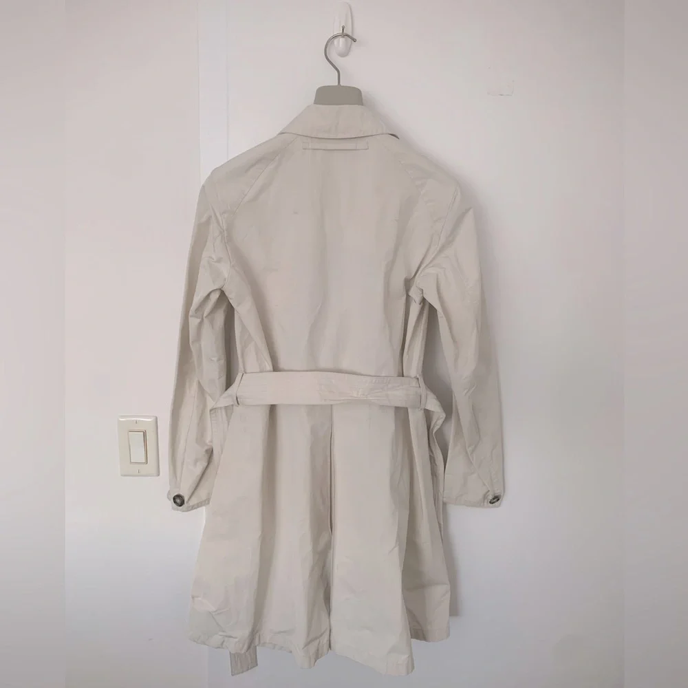 Prada all seasons light grey beige trench coat - Picture 3 of 9